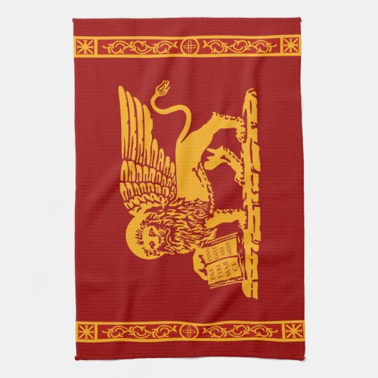 Wapenmunt van Venetië Theedoek (Verticaal)