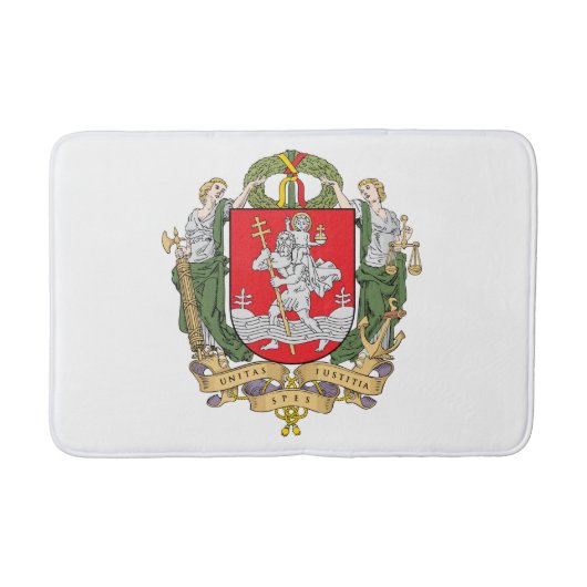 Wapenmunt van Vilnius, Litouwen Bathroom Mat (Voorkant)