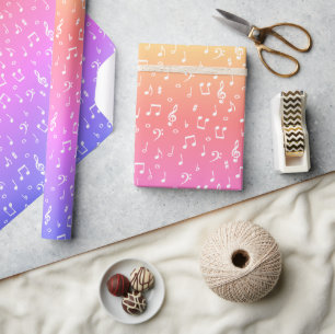 Wapenpapier voor witte en pastelregenboog cadeaupapier