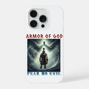 Wapenrusting Gods - Wees niet bevreesd Christelijk iPhone 15 Pro Hoesje