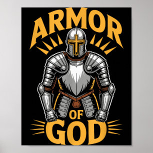 Wapenrusting Van God Efeziërs 6 Christelijke Krijg Poster