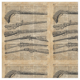 wapens Antiek Pistolen dictionary Art Stof