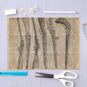  wapens Antiek Pistolen dictionary Art Tissuepapier (Craft)