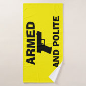 WAPENS EN POLITIEWACHTTowel Badhanddoek (Badhanddoek)