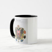 Wapens en schild van de staat Imperial Russia, f Mok (Voorkant links)