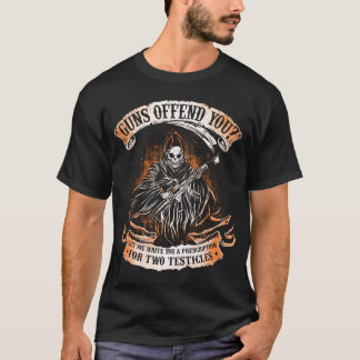 Wapens Koffen Je Grim Reaper 2e Amendement Wapen R T-shirt