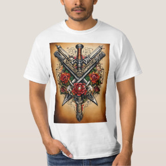 Wapens tattoo ontwerp T-Shirt