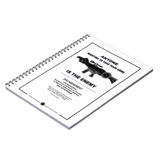 Wapens - tweede amendement notitieboek (Linkerzijde)