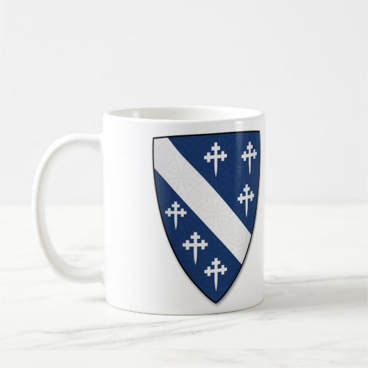 Wapens van de Cheyne-clan uit Schotland Koffiemok (Links)