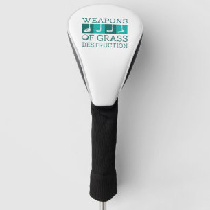 Wapens van grasvernietiging golfheadcover