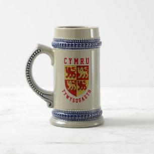 Wapens van het middeleeuwse vorstendom Wales Bierpul