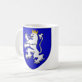 Wapens van Macdowall Of Garthland Koffiemok (Voorkant links)