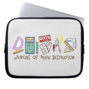 Wapens van vernietiging van Wiskunde Laptop Sleeve