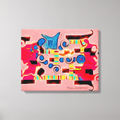 Wapenschild Abstract Canvas Print (Voorkant)