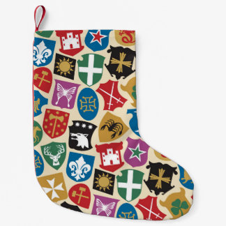 Wapenschild: Heraldische achtergrond. Kleine Kerstsok