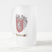 Wapenschild Matglas Bierpul (Voorkant links)