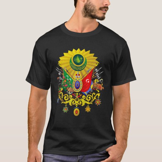 wapenschild Sultan Abdulhamid II Arma Kurulus Ott T-shirt (Voorkant)
