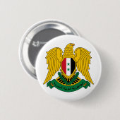 wapenschild syria ronde button 5,7 cm (Voorkant /achterkant)