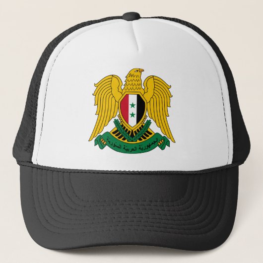 wapenschild syria trucker pet (Voorkant)