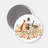 wapenschild van australië magneet (Voorkant / Achterkant)