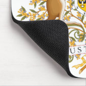 wapenschild van australië muismat (Hoek)