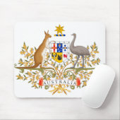 wapenschild van australië muismat (Met muis)