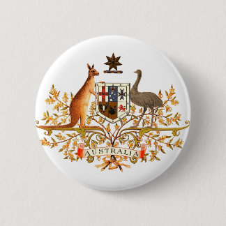 wapenschild van australië ronde button 5,7 cm