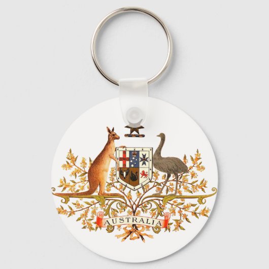 wapenschild van australië sleutelhanger (Voorkant)