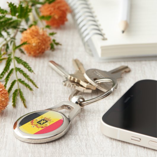 Wapenschild van België Sleutelhanger (Zijkant)