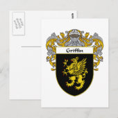 Wapenschild van Griffin (Gemanteld) Briefkaart (Voorkant / Achterkant)