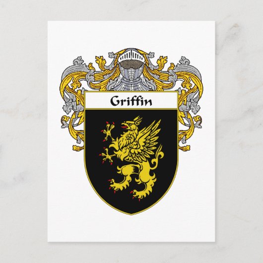 Wapenschild van Griffin (Gemanteld) Briefkaart (Voorkant)
