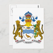 wapenschild van Guyana Briefkaart (Voorkant / Achterkant)