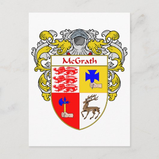 Wapenschild van McGrath (gemanteld) Briefkaart (Voorkant)