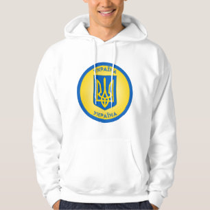 Wapenschild van Oekraïne Cirkelvorm Hoodie