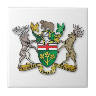 wapenschild van Ontario Tegeltje