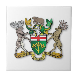 wapenschild van Ontario Tegeltje