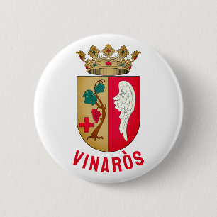 wapenschild Vinaròs Ronde Button 5,7 Cm