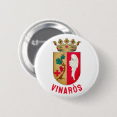 wapenschild Vinaròs Ronde Button 5,7 Cm (Voorkant /achterkant)