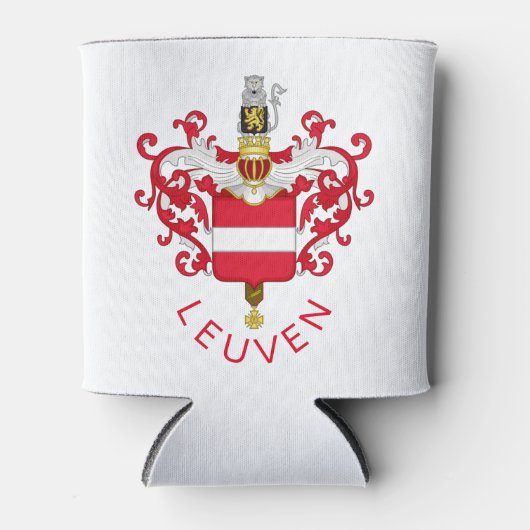 Wapenstaart Leuven, België Blikjeskoeler (Voorkant)