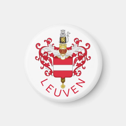 Wapenstaart Leuven, België Magneet (Voorkant)