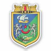 Wapenstaart van Algiers Sticker (Voorkant)