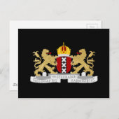Wapenstaart van Amsterdam Briefkaart (Voorkant / Achterkant)