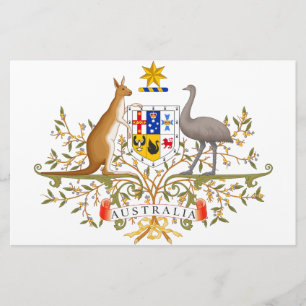 Wapenstaart van Australië Briefpapier