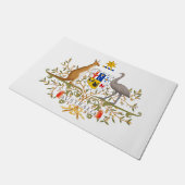 Wapenstaart van Australië Deurmat (Schuin)