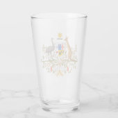 Wapenstaart van Australië Glas (Achterkant)