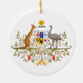 Wapenstaart van Australië Keramisch Ornament (Achterkant)