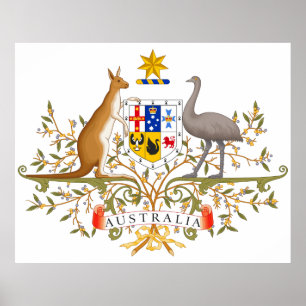 Wapenstaart van Australië Poster