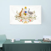 Wapenstaart van Australië Spandoek (Beurs)