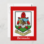 Wapenstaart van Bermuda Briefkaart (Voorkant / Achterkant)