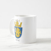 Wapenstaart van Burgas, Bulgarije Koffiemok (Voorkant links)
